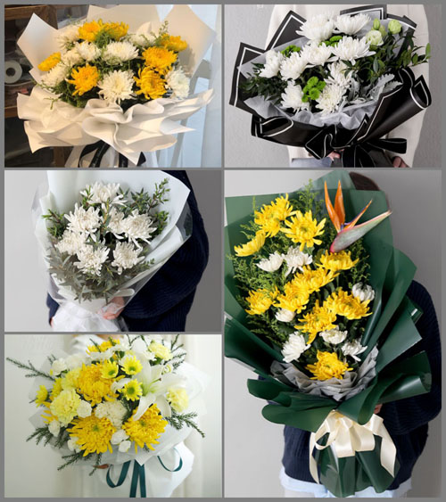 山东济宁邹城市北宿镇前瓦屋村白事花束代送